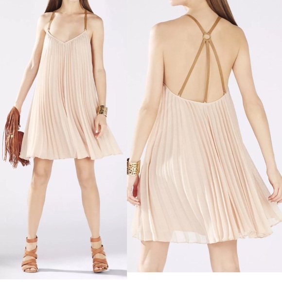 CAYANNE Pleated Slip Mini Dress - Picture 4 of 6